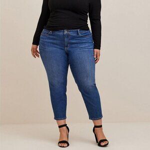 Torrid - Perfect Skinny Ankle Vintage Stretch Mid-Rise Jean in Gold Digger" Wash